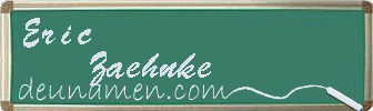 Eric Zaehnke Visitenkarte